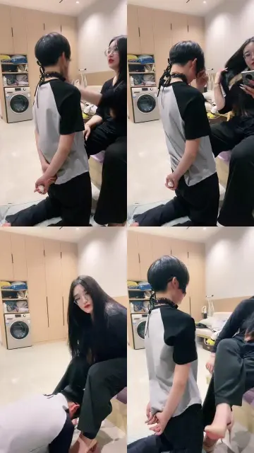 【小羊】高跟踩狗爪/狂抽耳光