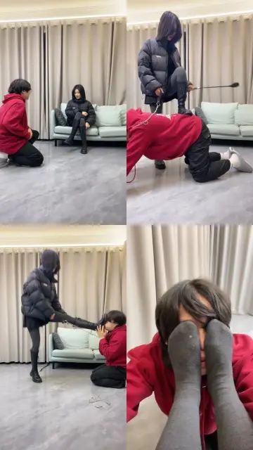 【素人挖掘机】骑马转胯/长靴踩踏/sp/臭袜脚捂脸