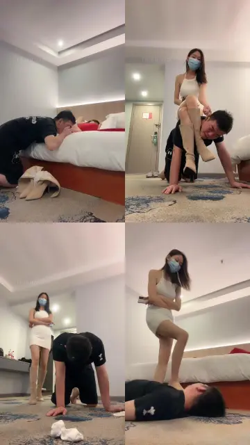 【艾莉】骑马转胯夹脖子/舔脚揪耳朵