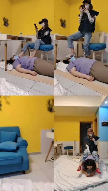 【樱樱】情侣奴-臭脚蹂躏/骑马狗爬【三】