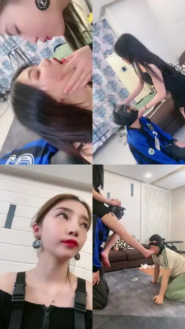 【领主老大】深喉女奴到出呕吐物/女奴折磨女下奴重口