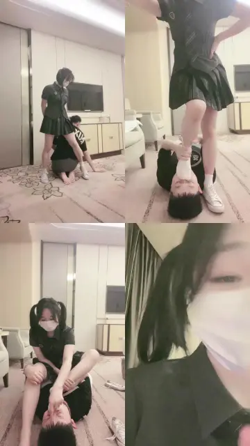 【强抚】萝莉主-帆布鞋吃白袜舔内裤