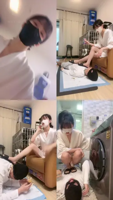 【暴力美学】晨起圈养生活化-骑马坐垫/踩踏/吃浓痰面包喝漱口水