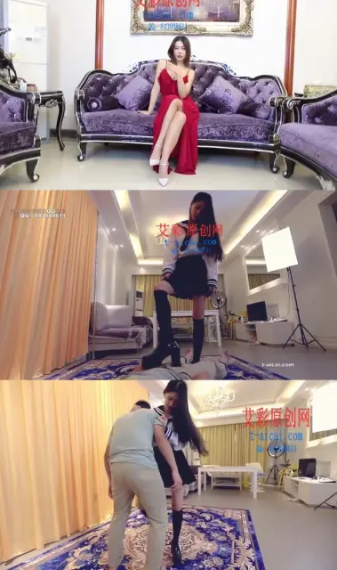 【HPL栖心之栈】【芷晴】芷晴学生服踢裆