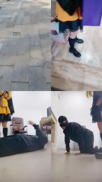 【女生也能很暴力】大学城开发cos女神S-皮鞋及膝袜虐杀【上】