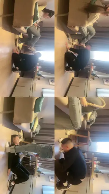 【诺诺子】舔运动鞋/白袜脚深喉/踩踏当坐垫