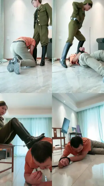 【爱丽丝】军统严刑逼供-捆绑重度鞭打/袜子塞嘴/骑马踩踏