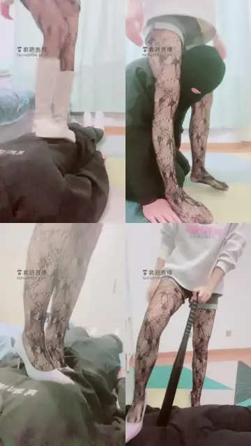 【小劳拉】暴力踩踏-长靴黑丝耳光/骑脖子