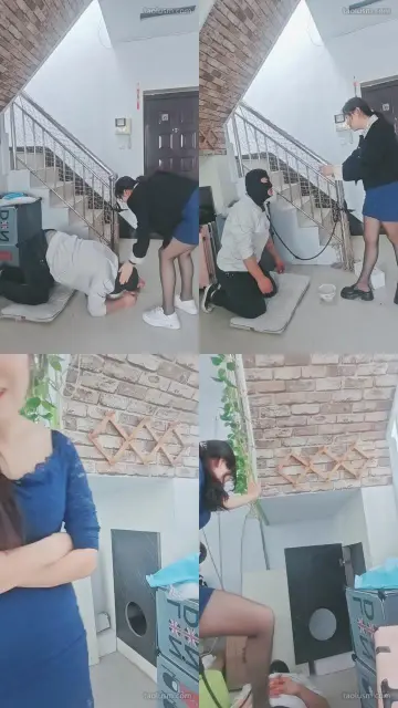 【豫安然】圈养犬化-喂食/舔脏鞋/踩狗爪/拉丝口水浓痰