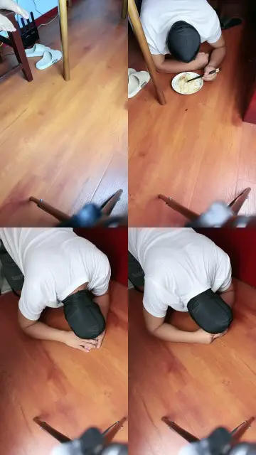 【语小心】圈养奴脚下喂食