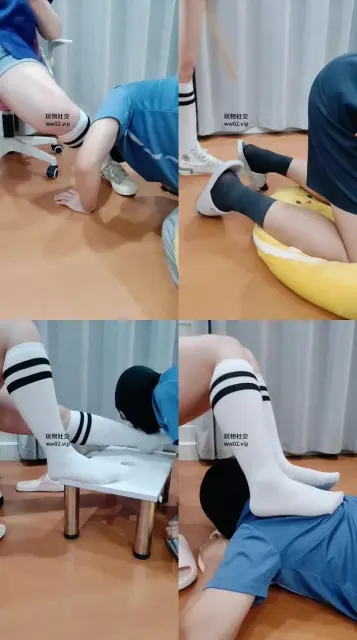 【拽拽】高帮鞋-及膝白袜玩虐家奴