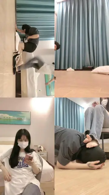 【香芋朱朱】暴力提档/裸足踩脚垫/人肉坐垫