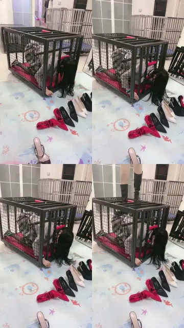【狠欣人】狗笼圈养囚禁发骚母畜【下】