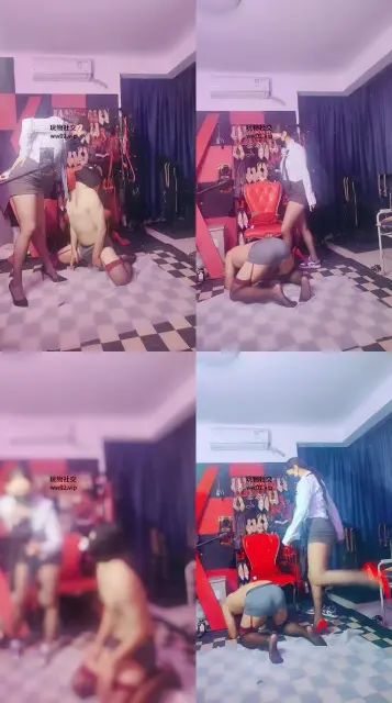 【予涵】高跟-运动鞋-踩踏鞭打踢裆