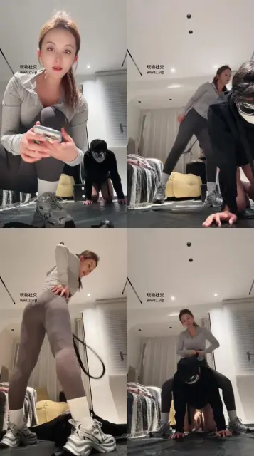 【伍玥】骑马转胯/运动鞋白袜踩虐/重度鞭打