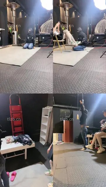 【冰诺】小白鞋丝袜虐脚垫/吊绑鞭打