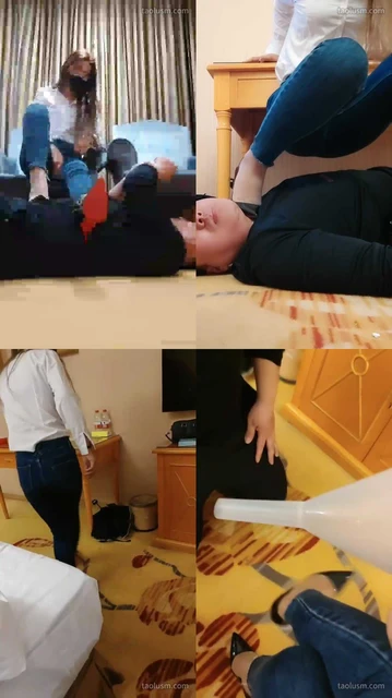 【七颜】高跟鞋全体重踩踏