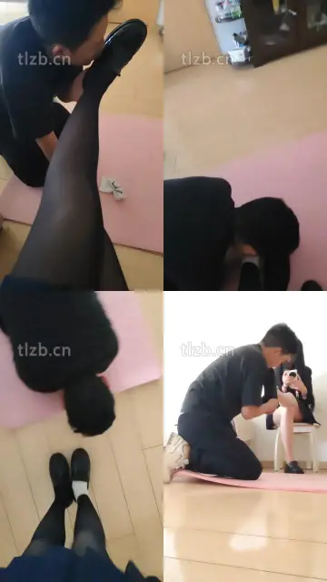 【舒苒】JK学生主-跪舔白袜黑丝皮鞋