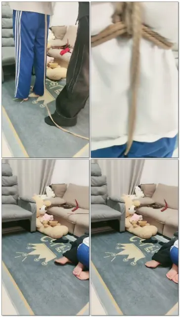 【兔兔m】调教学生奴，sp，捆绑，圣水，舔脚