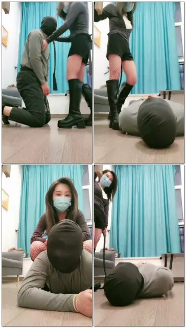 【喵酱紫S】捆绑踩踏sp狗奴