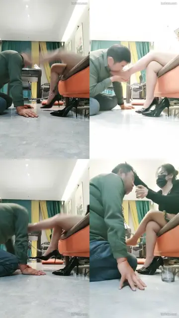 【沐颜s】脚耳光，圣水