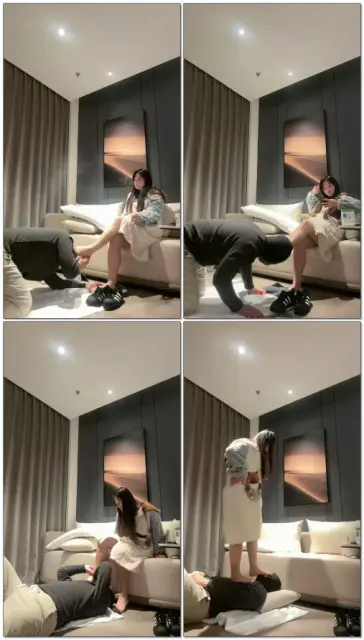 【子熙大人】足部护理直接圣永洗礼脚耳光