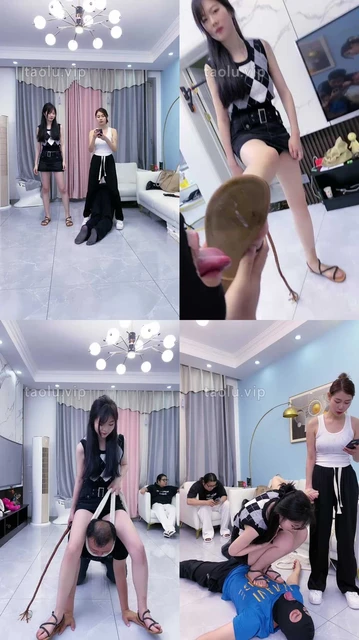 【麋鹿银儿】双S-转胯鞭打/舔口水脏鞋底/骑马/掐脖窒息/咬牙印