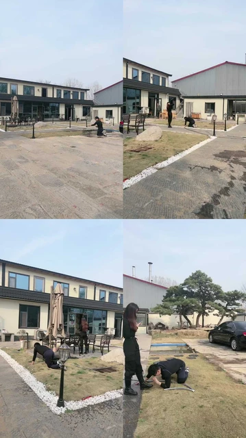 【沅芷大人】圈养奴真实犬化-户外爬行/长靴碾压狗头/骂废