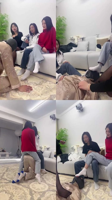 【术术S】两双棉袜+一双丝袜踩踏/捂脸