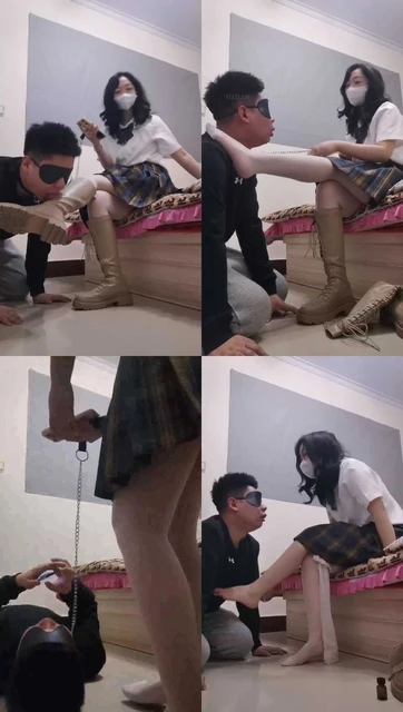 【微莱】长靴白袜JK主-深喉/揪耳朵/耳光/轻微辱妻