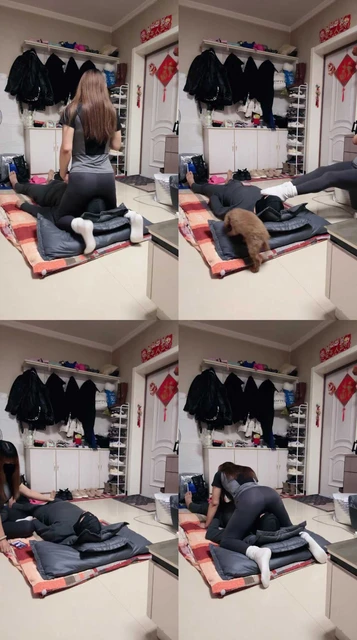 【曦颜】瑜伽裤坐脸窒息/白袜脚辱