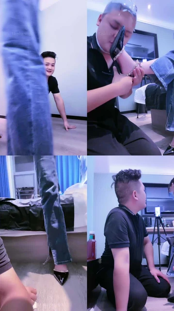 【滔滔】人体座椅/铆钉鞋闻舔碾压踩踏