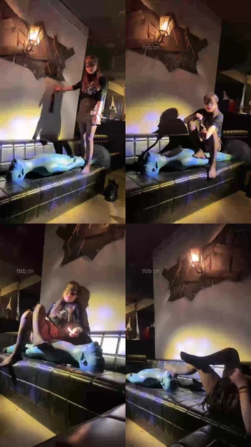 【绿色森林】滴蜡/黑丝诱惑踩虐