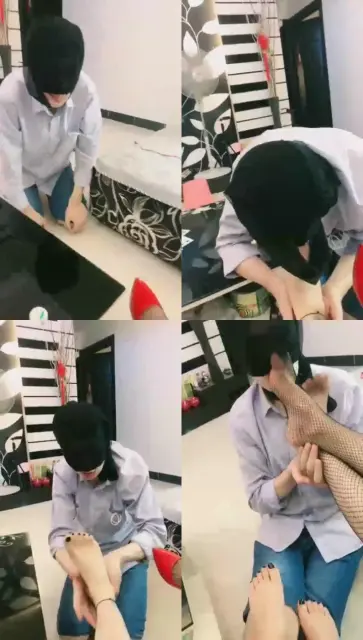 【未知女主】往日经典恋足视频54