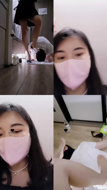 【米小唐】高跟美腿踩/闻舔臭脚