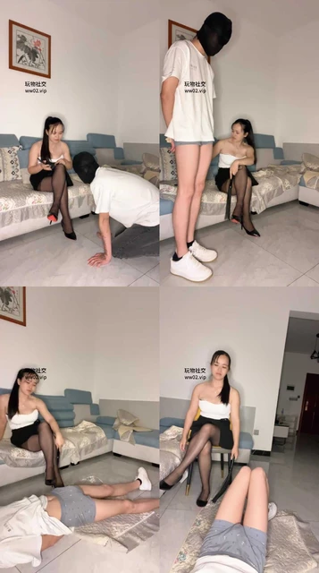 【凶大无挠】反绑鞭打/黑丝高跟踩虐