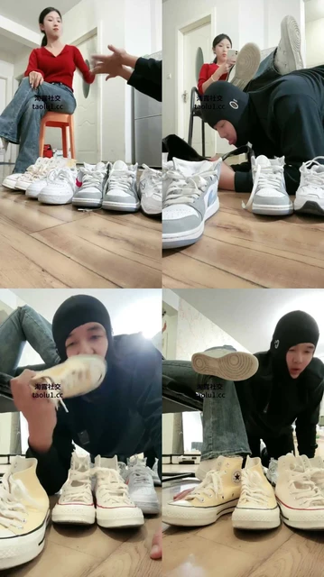 【海绵大大】近距离-清理多双脏鞋