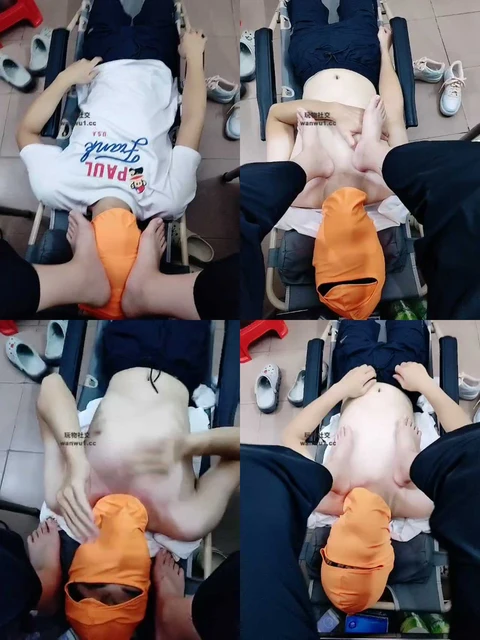 【奇了怪了】裸足蹂躏踩脚垫