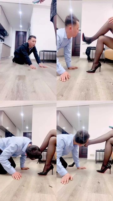 【杀杀S】高跟黑丝诱惑/藤条抽/虐乳耳光/奖励圣水