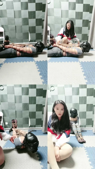 【盈盈】套头窒息/五花大绑囚禁