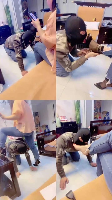 【雪主】高跟短黑丝调家奴