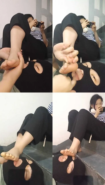 【樱樱】职高女神-楼道裸足无意识踩【三】