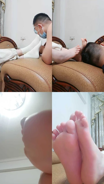 【用户5857】近距离-白棉袜裸足恋足舔