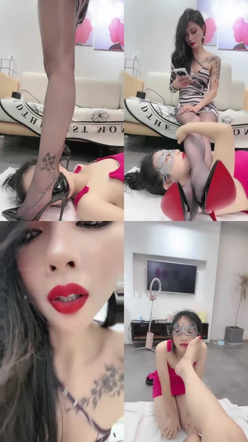 【爱神】母畜脚耳光