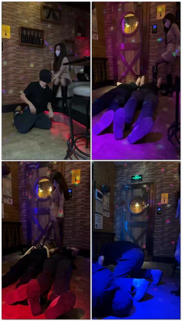 【御妍S】KTV长靴黑丝玩双狗