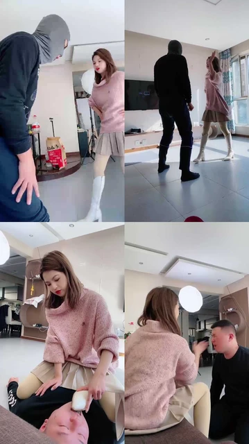 【麋鹿银儿】素人跆拳道女神重度踢