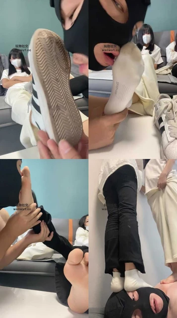 【精神小妹】沉浸式-清理学生主的脏鞋超臭棉袜