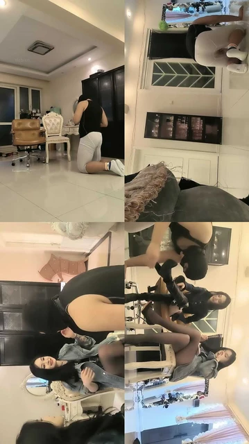 【安晴】双S-黑丝白丝踢踹/转胯提档/抽耳光鞭打【双视角版】