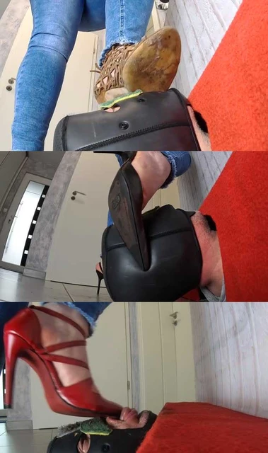 【欧美女王】自购首发（关于我的舌头被老板娘的高跟鞋底们征用的那档子事）