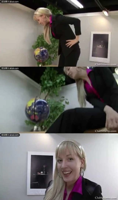 【欧美女王】超高颜值Ami女神竟让公司CEO给她舔鞋底！颜值高就是任性！